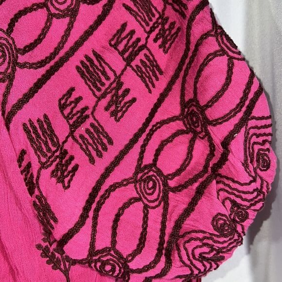 FREE PEOPLE RILEY SMOCKED MAXI DRESS IN FUCHSIA NEW - Picture 9 of 11